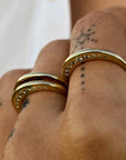 Crescent Diamond Ring – EMBLM Fine Jewelry