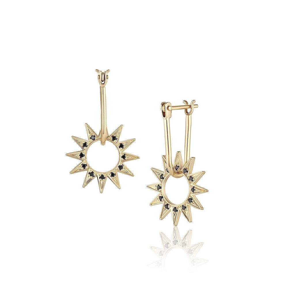Eclipse Pavé Mini Spur Earring – EMBLM Fine Jewelry