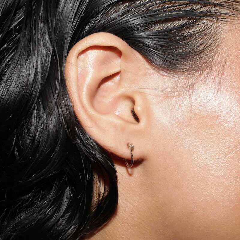 Huggie Latch Earring – EMBLM Fine Jewelry