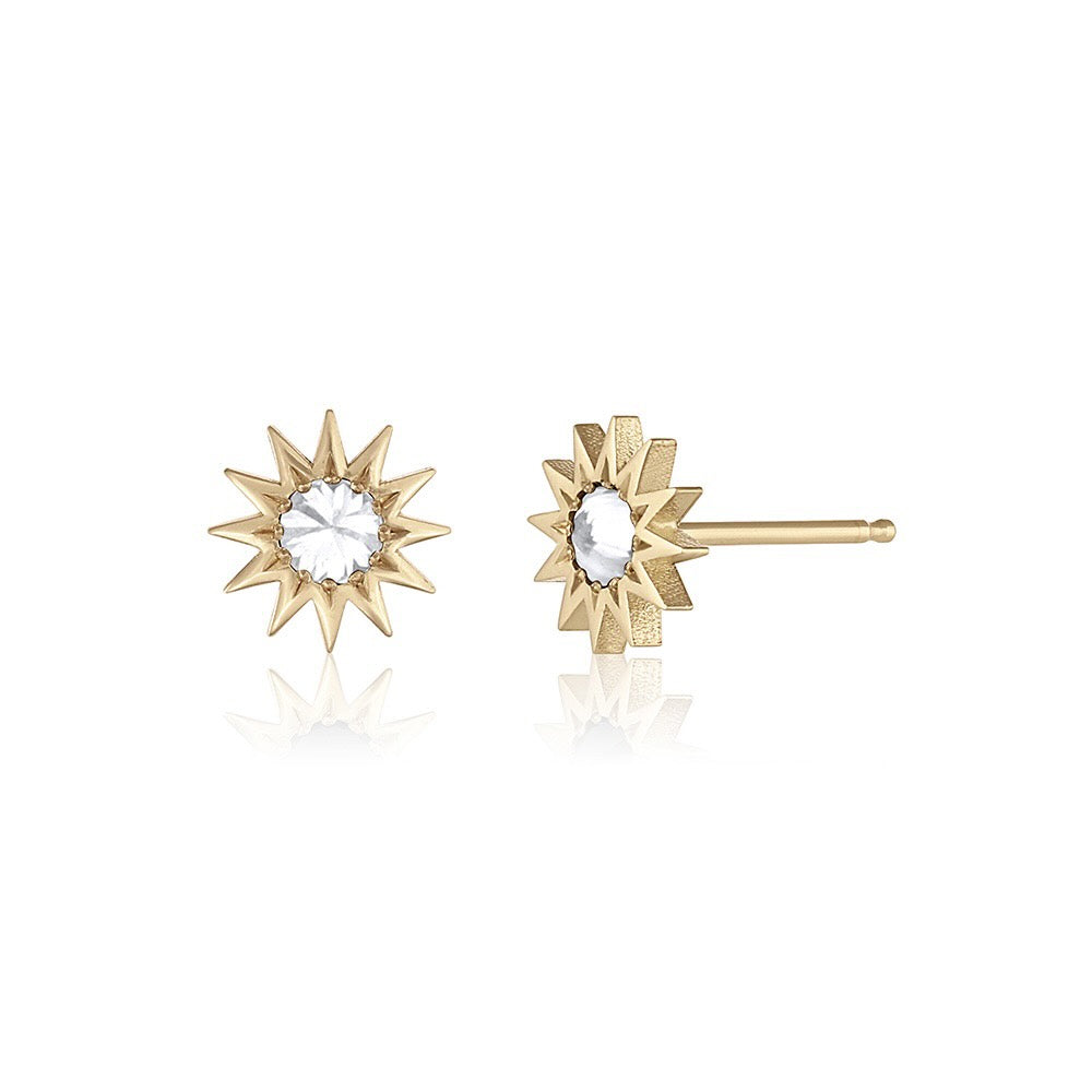 Inverted Diamond Spur Stud – EMBLM Fine Jewelry
