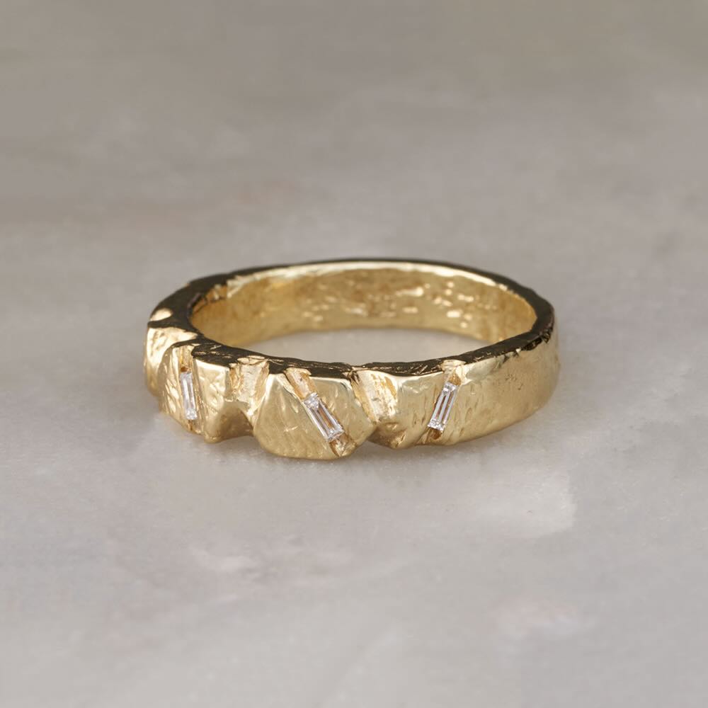 Nugget Diamond Ring – EMBLM Fine Jewelry