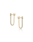 Pavé Half Latch Earring – EMBLM Fine Jewelry
