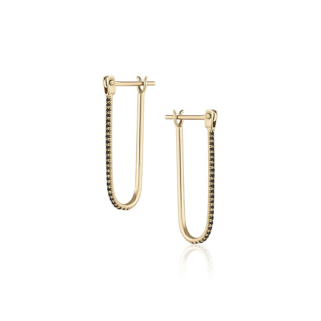 Pavé Latch Earring – EMBLM Fine Jewelry