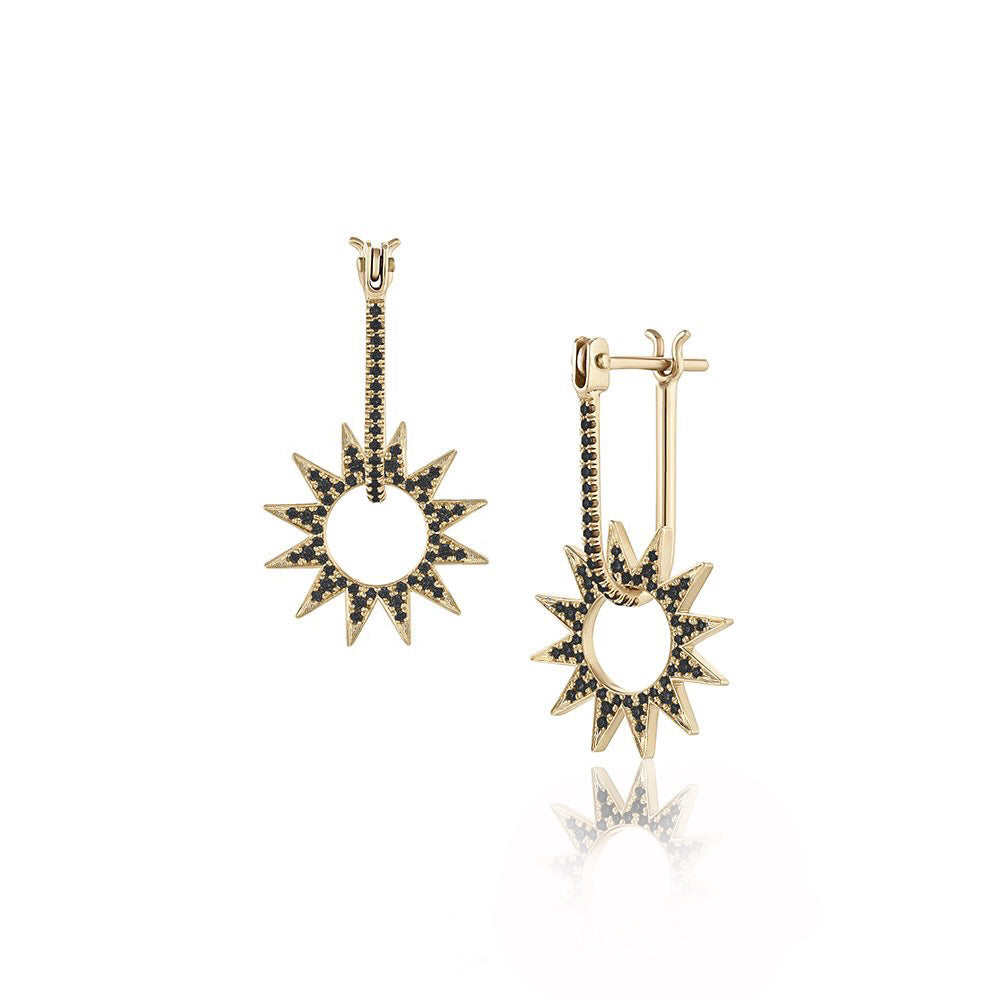 Pavé Mini Spur Earring – EMBLM Fine Jewelry