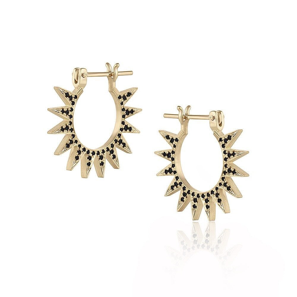 Pavé Spur Hoop – EMBLM Fine Jewelry