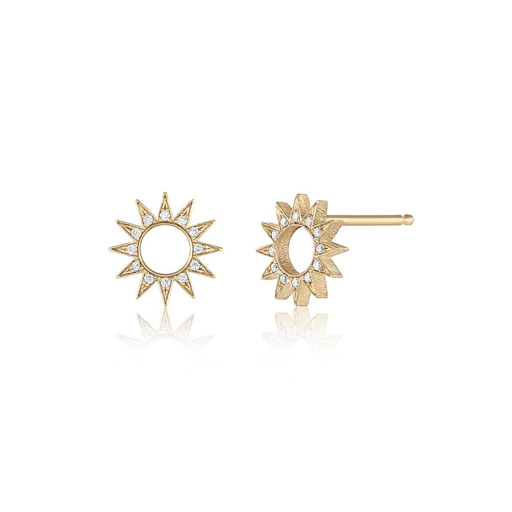 Pavé Spur Stud – EMBLM Fine Jewelry