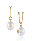 Pearl Mini Spur Earring – EMBLM Fine Jewelry