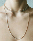 Two-Tone Ball Chain – EMBLM Fine Jewelry