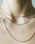 Two-Tone Ball Chain – EMBLM Fine Jewelry