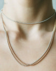Two-Tone Ball Chain – EMBLM Fine Jewelry