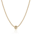 Chiaroscuro Pavé Baby Spur Necklace – EMBLM Fine Jewelry
