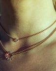 Pavé Baby Spur Necklace – EMBLM Fine Jewelry