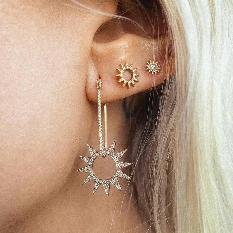 Pavé Latch Earring – EMBLM Fine Jewelry