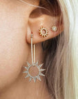Pavé Spur Earring – EMBLM Fine Jewelry