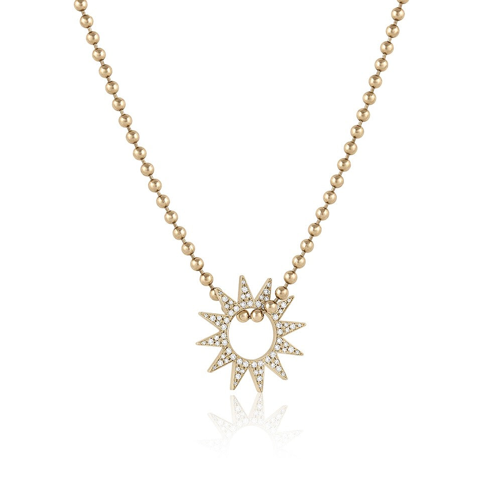 Pavé Spur Necklace – EMBLM Fine Jewelry