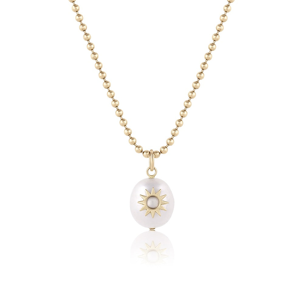 Pearl Spur Necklace – EMBLM Fine Jewelry