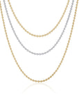 Two-Tone Ball Chain – EMBLM Fine Jewelry