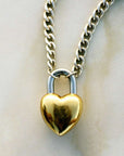 Vintage Heart Lock Necklace – EMBLM Fine Jewelry