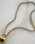 Vintage Heart Lock Necklace – EMBLM Fine Jewelry